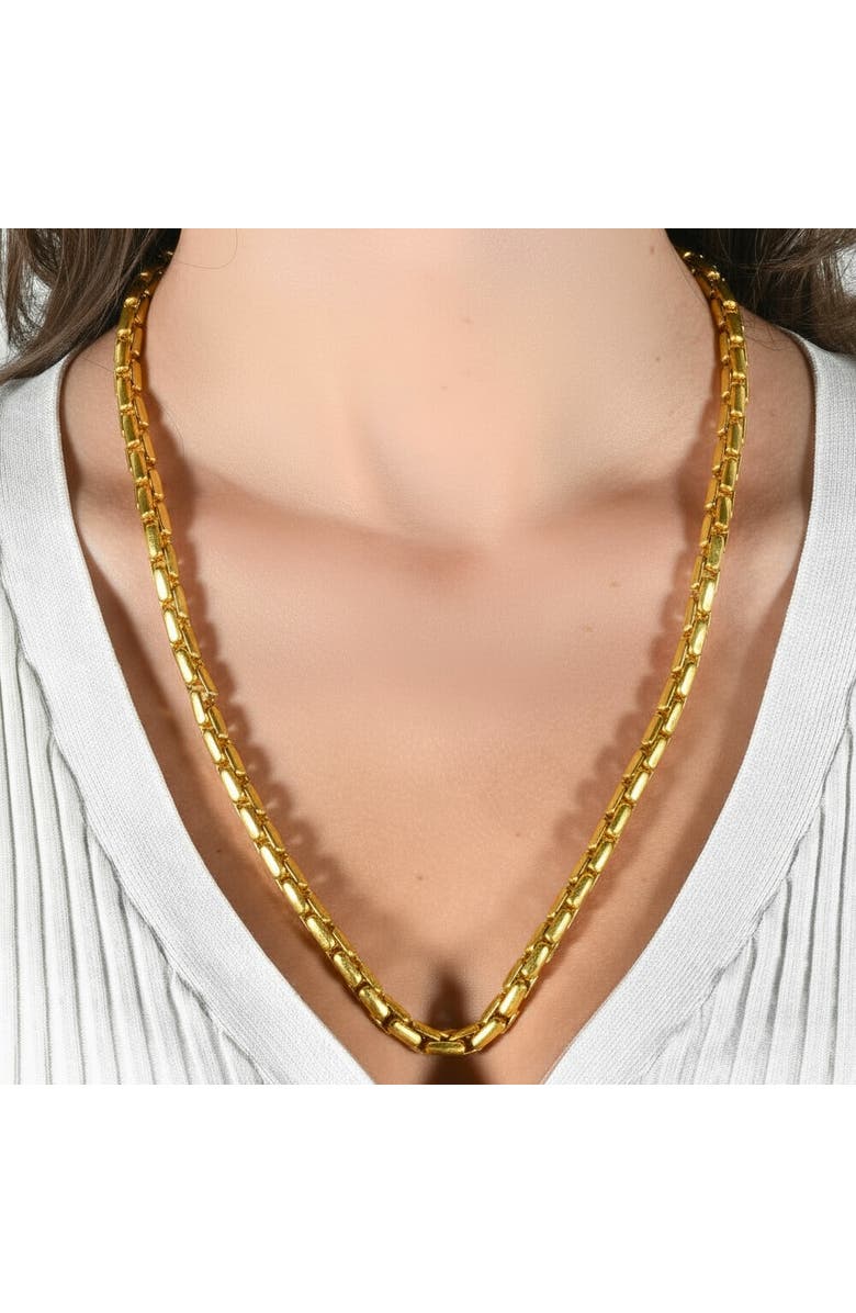 Bliss Diamond 14k Gold Women's 24" Chain Necklace 43 Grams 7mm Thick, Alternate, color, 14K Yellow Gold