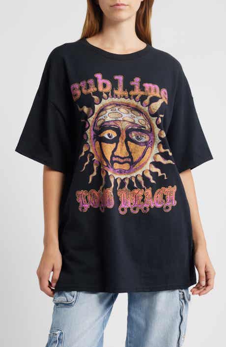 Merch Traffic Sublime Long Beach Cotton Graphic T-Shirt