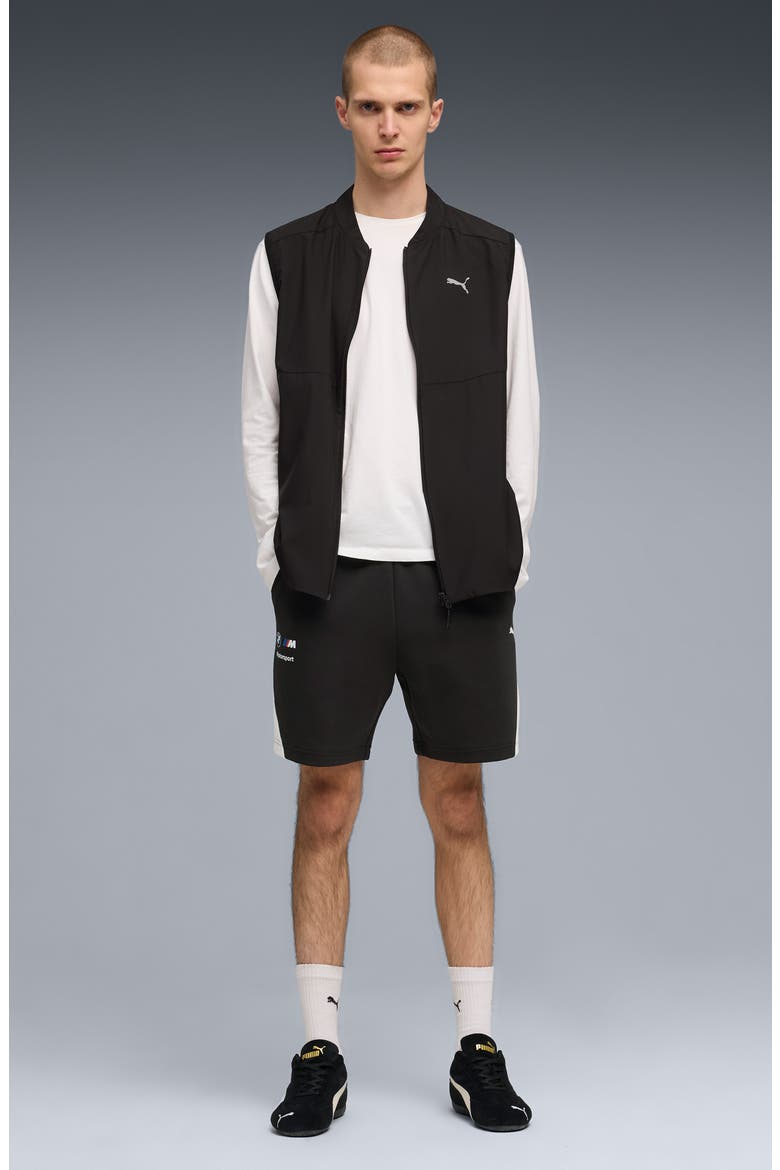 BMW M Motorsport Sweat Shorts, Alternate, color, PUMA BLACK