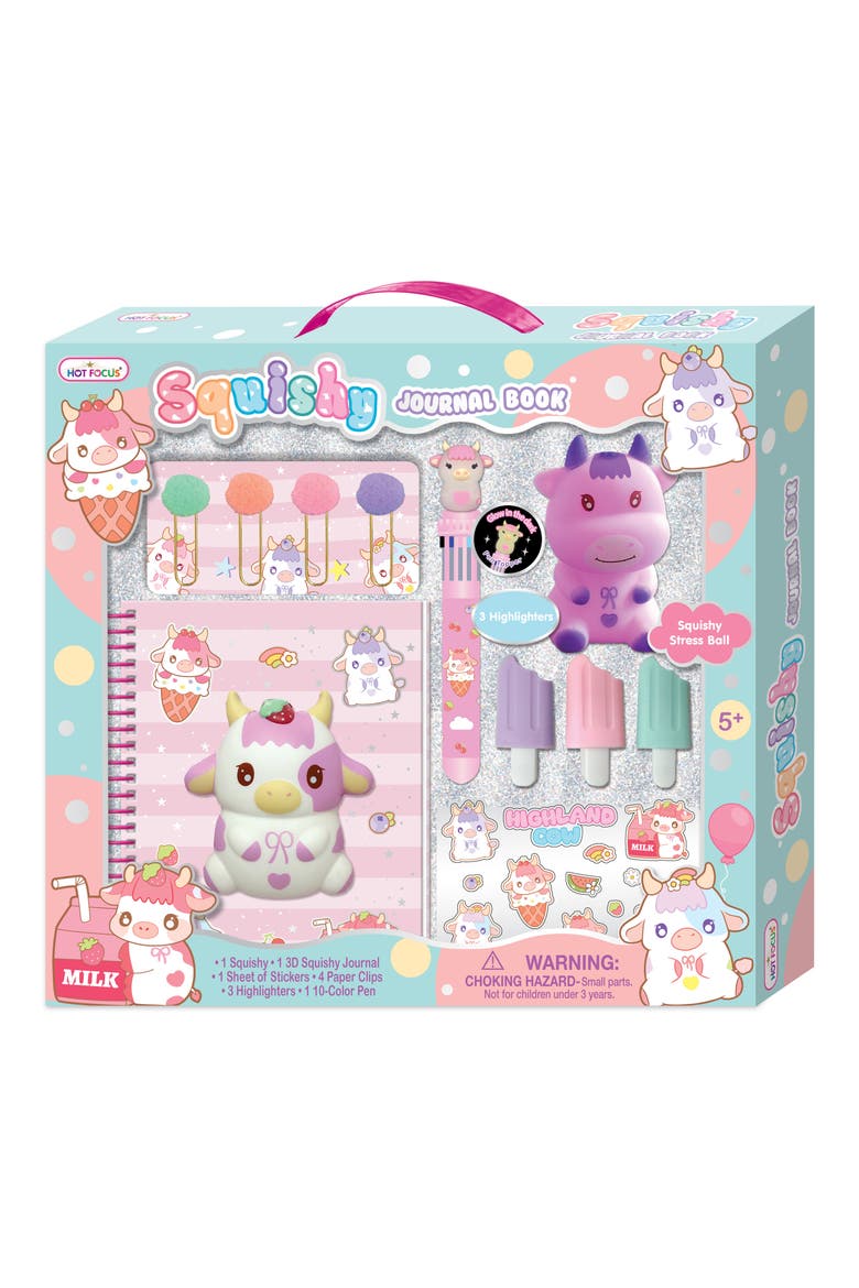 Kids' Squishy Journal Book Set, Main, color, MULTI COLOR