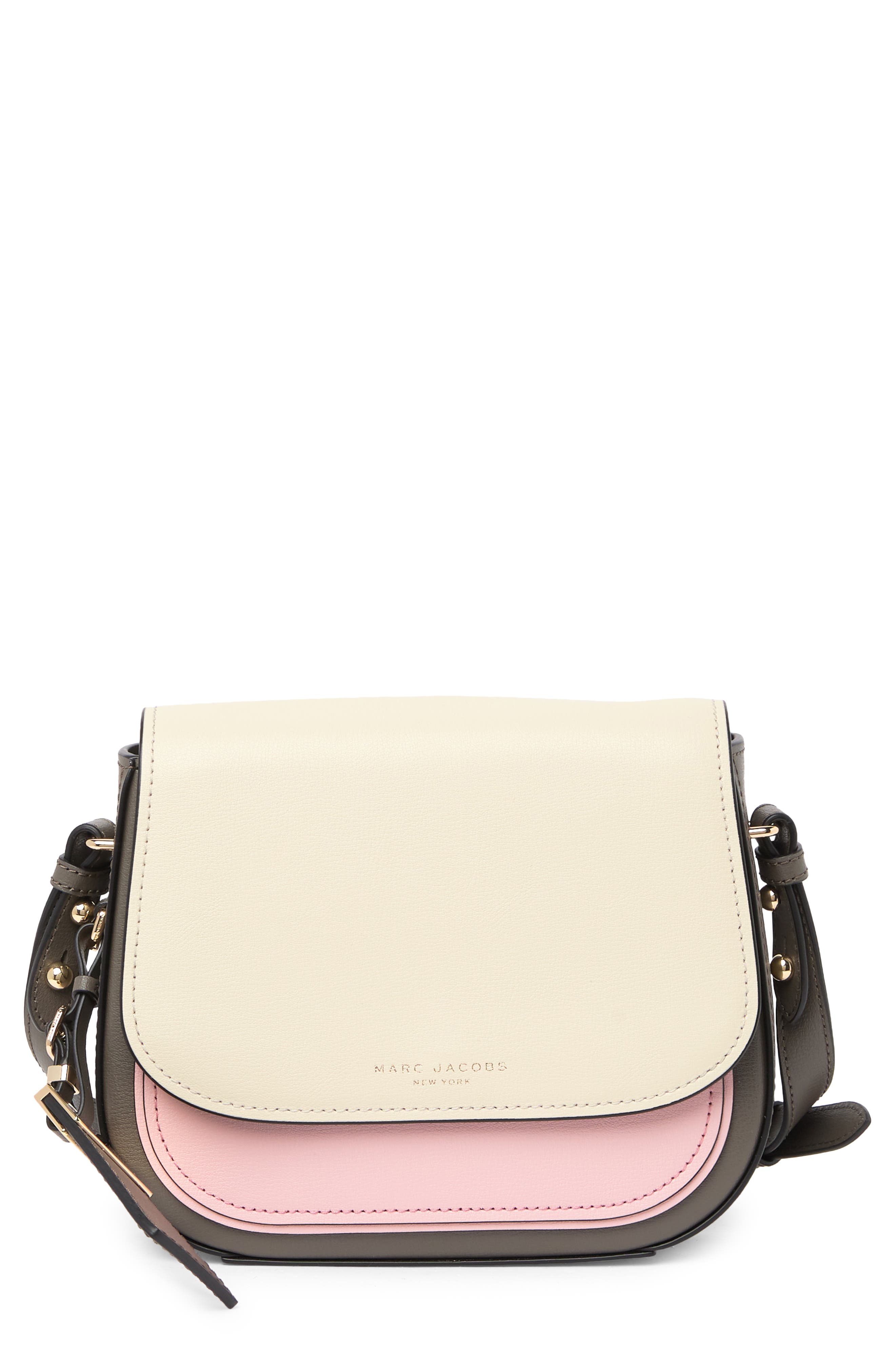 Marc Jacobs Mini Rider Leather Crossbody Bag, Main, color, 