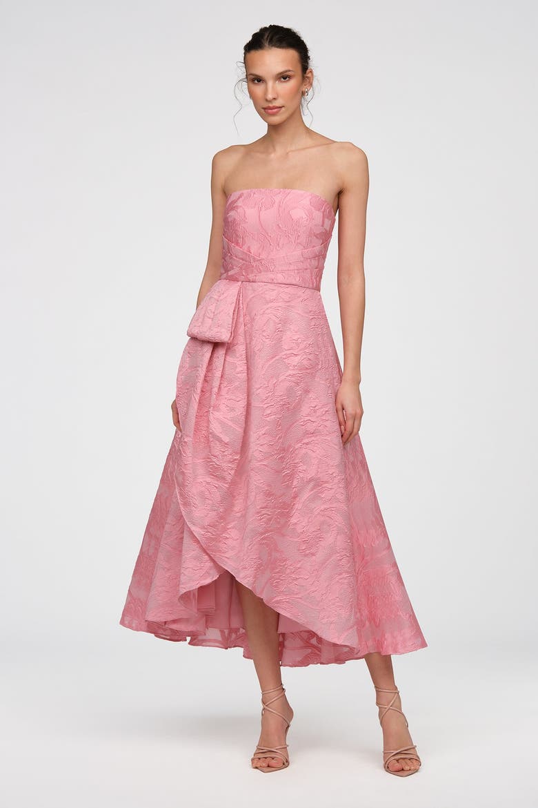 Soraya Strapless Wrap Dress, Main, color, Blushberry