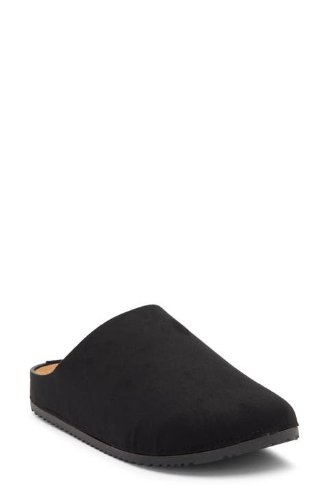 Matcha Faux Leather Mule