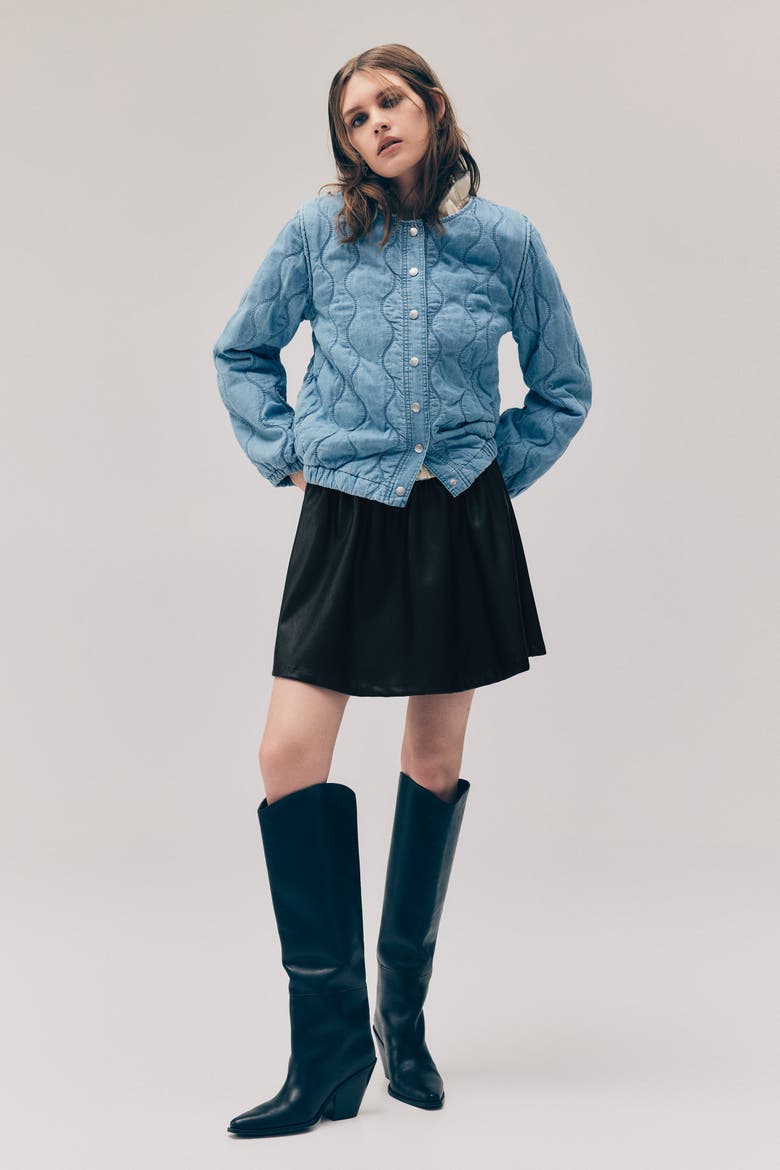 Flared Skirt, Alternate, color, Black