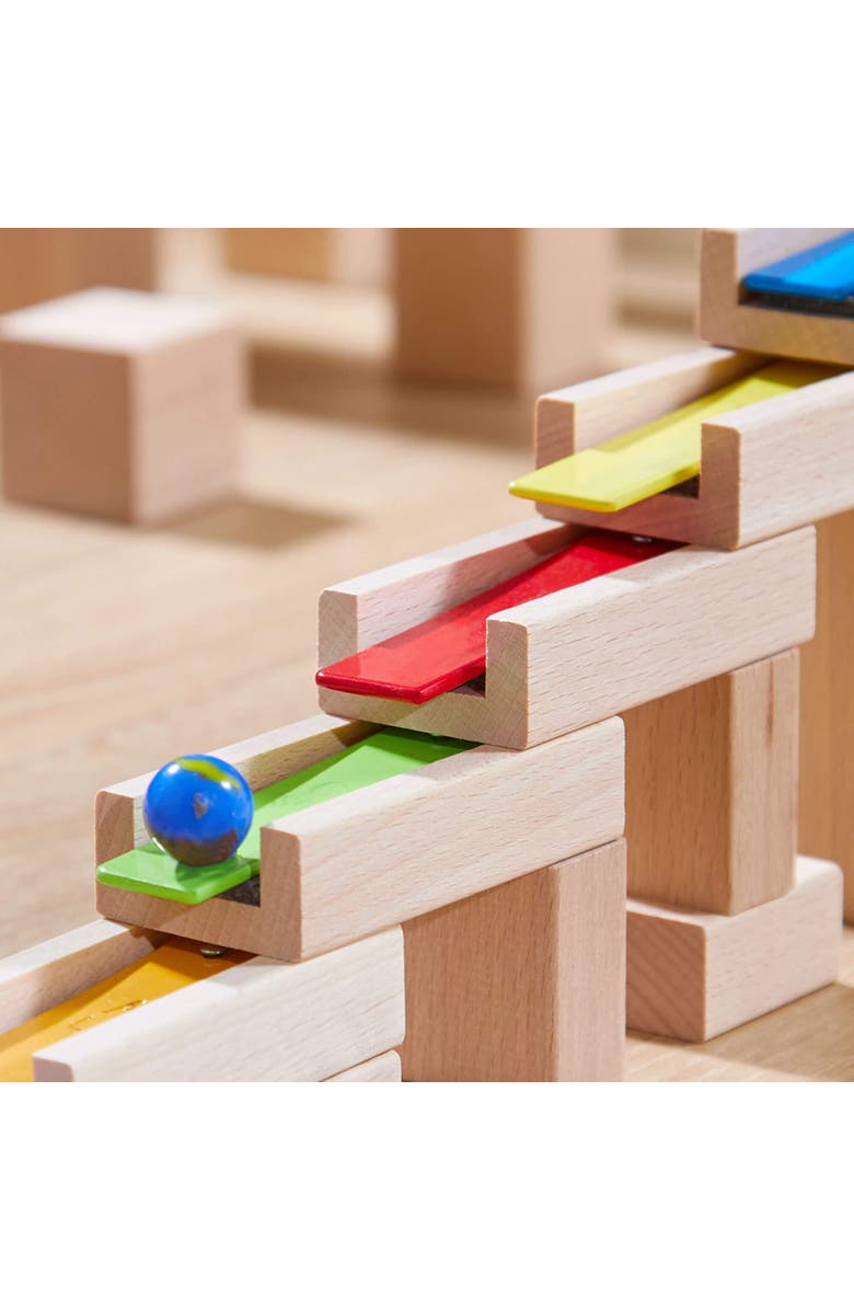 HABA Melodious Building Bricks - Wooden Marble Run Accessory, Alternate, color, Multi