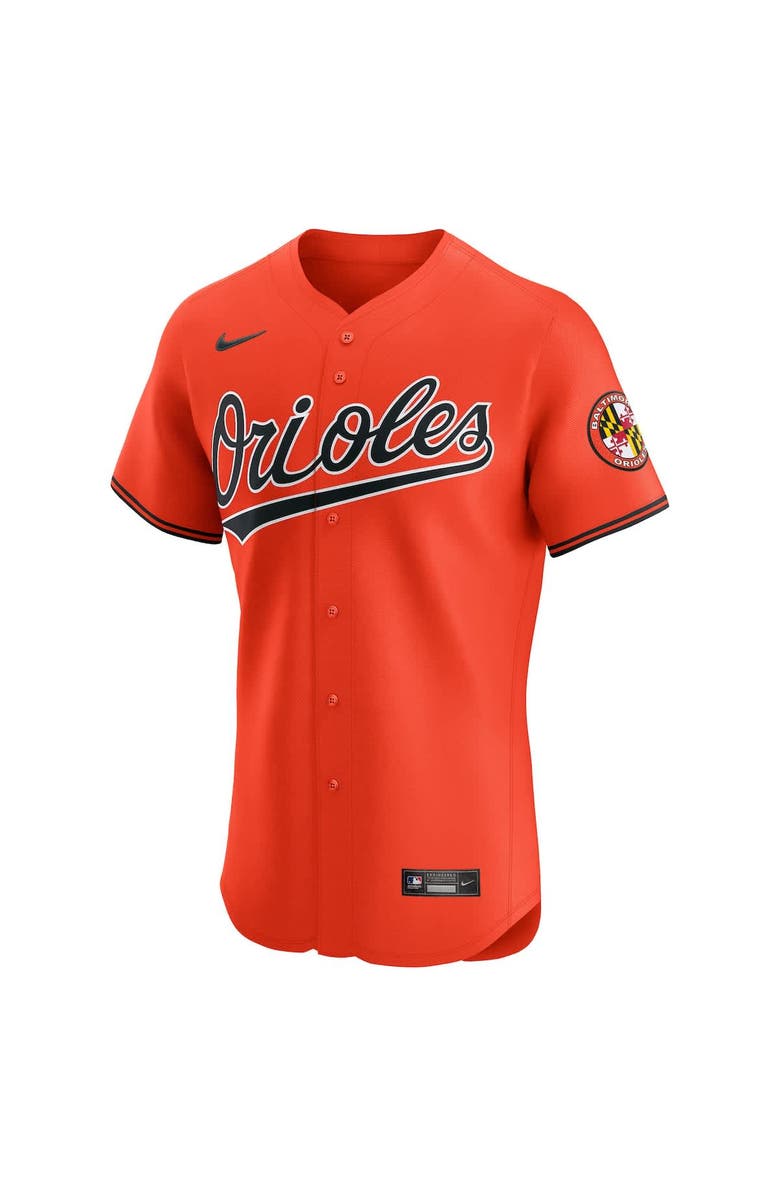 Nike Men's Nike Orange Baltimore Orioles Alternate 2 Elite Jersey, Alternate, color, Orange
