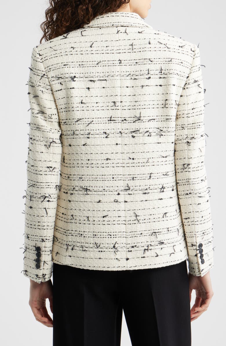 BOSS Jaleto Tweed Jacket, Alternate, color, White Multi