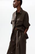 H&M Tie-detail Twill Pants