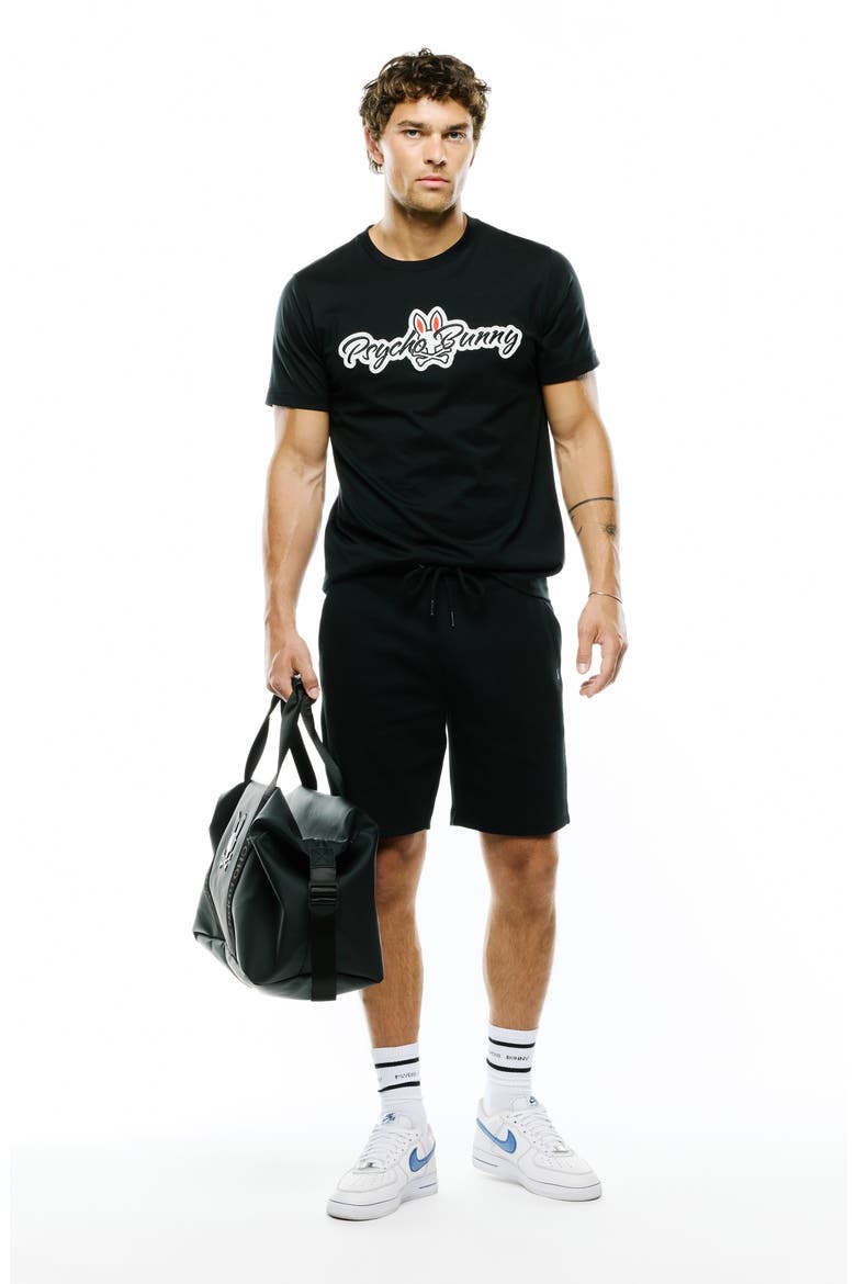 Jaydon Wordmark Pima Cotton T-Shirt, Alternate, color, BLACK
