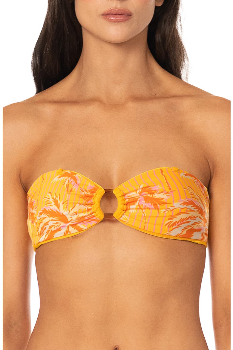 Sunbeam Sorbet Daelia Reversible Bikini Top, Alternate, color, YELLOW