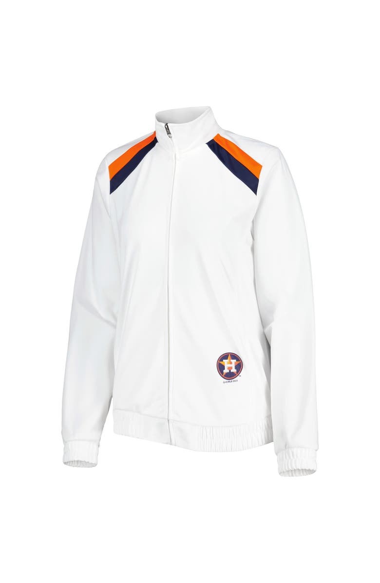 G-III 4HER BY CARL BANKS Women's G-III 4Her by Carl Banks White Houston Astros Red Flag Full-Zip Track Jacket, Alternate, color, White