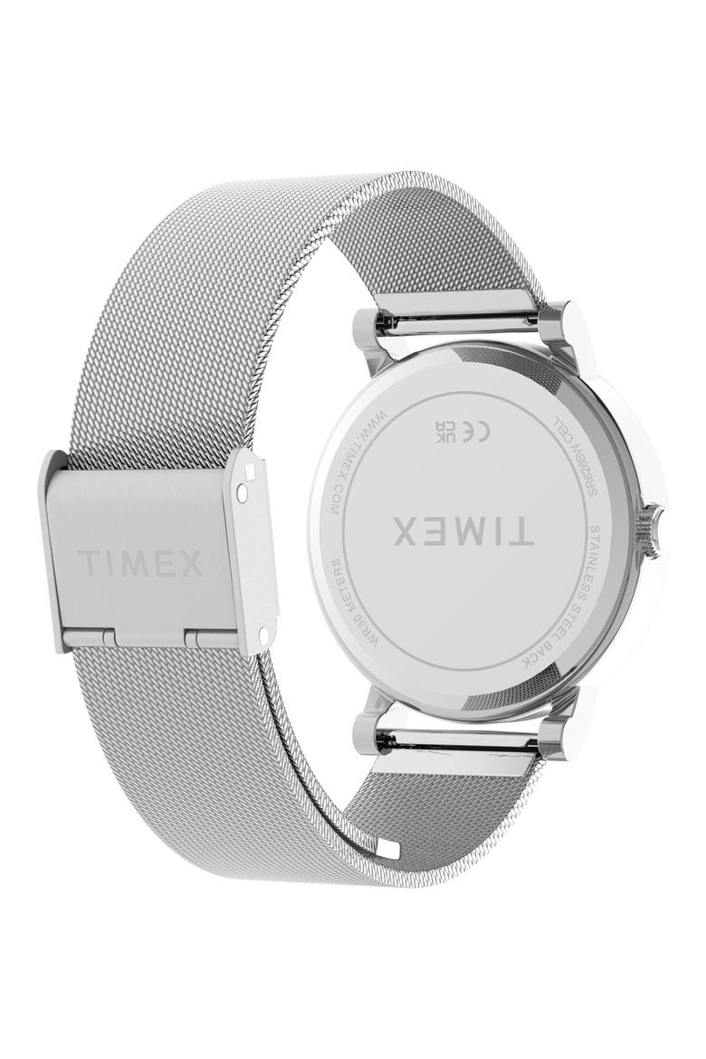 OG 38mm Stainless Steel Bracelet Watch, Alternate, color, BLUE/ SILVER-TONE