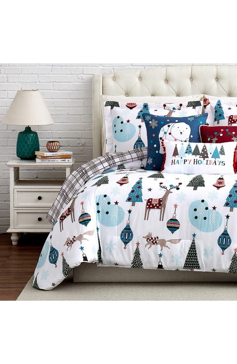 Holiday Winter Wonderland Comforter Set