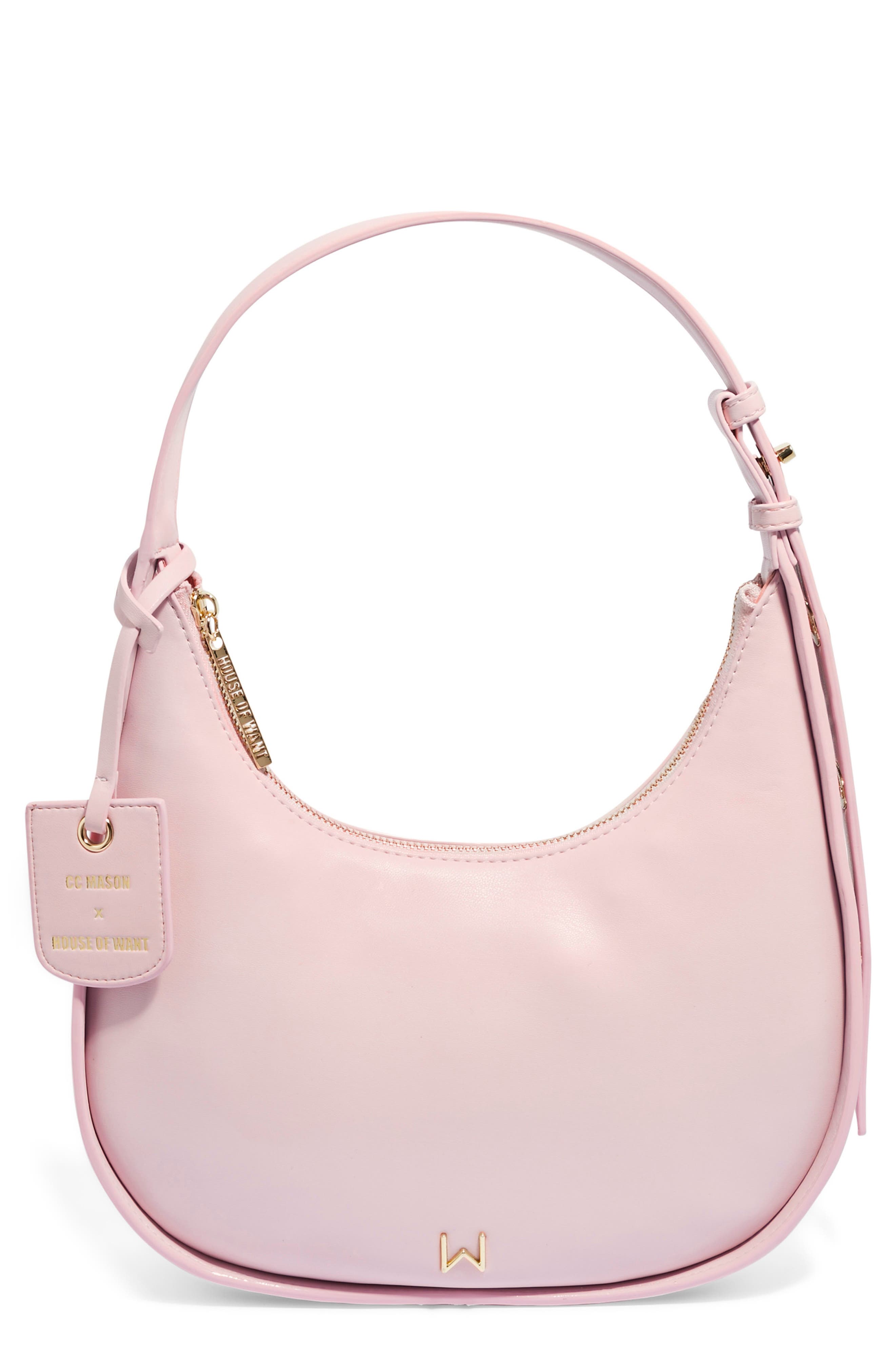 HOUSE OF WANT x CC Mason HOW We #CC It Vegan Leather Shoulder Bag, Main, color, 