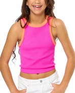 Malibu Sugar Contrast trim sleeveless top