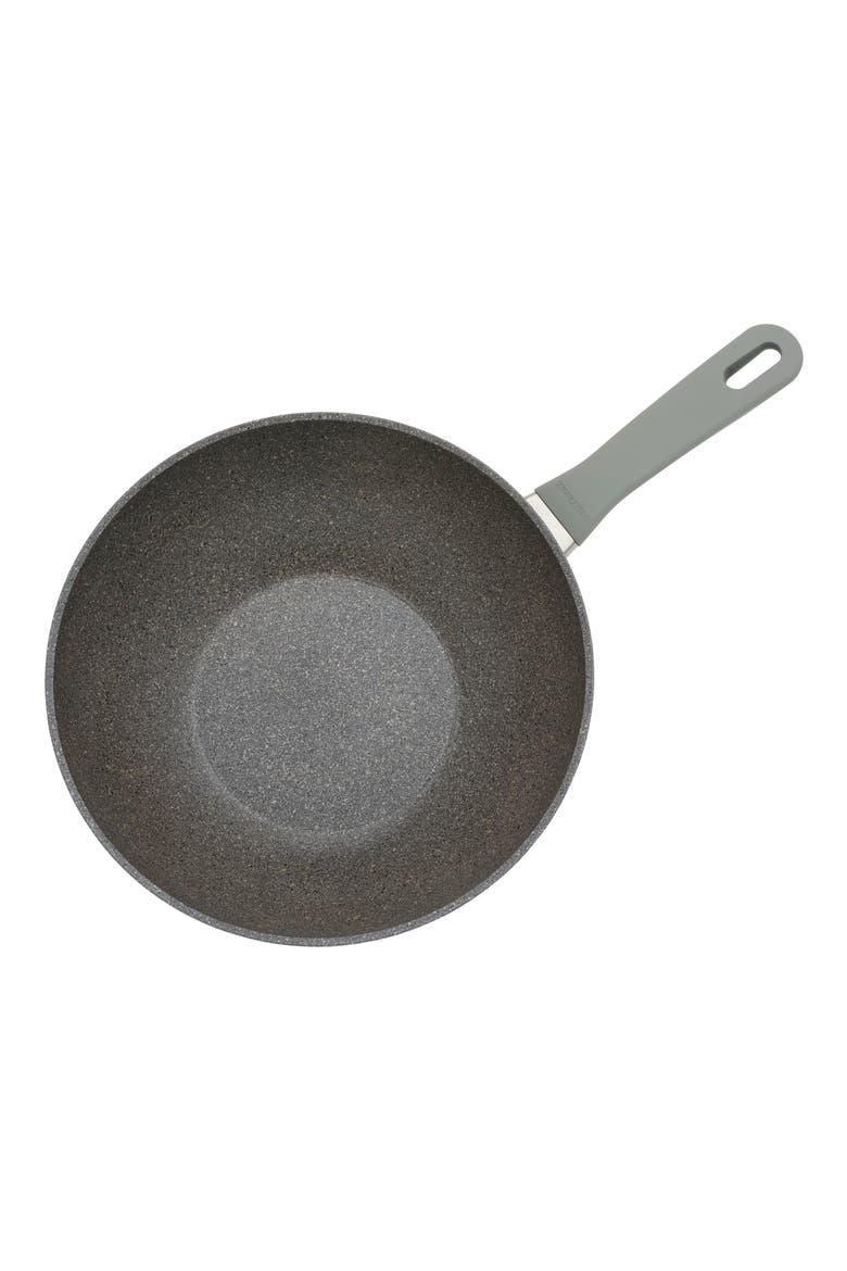 Parma Plus 11-Inch Nonstick Wok with Lid, Alternate, color, GREY
