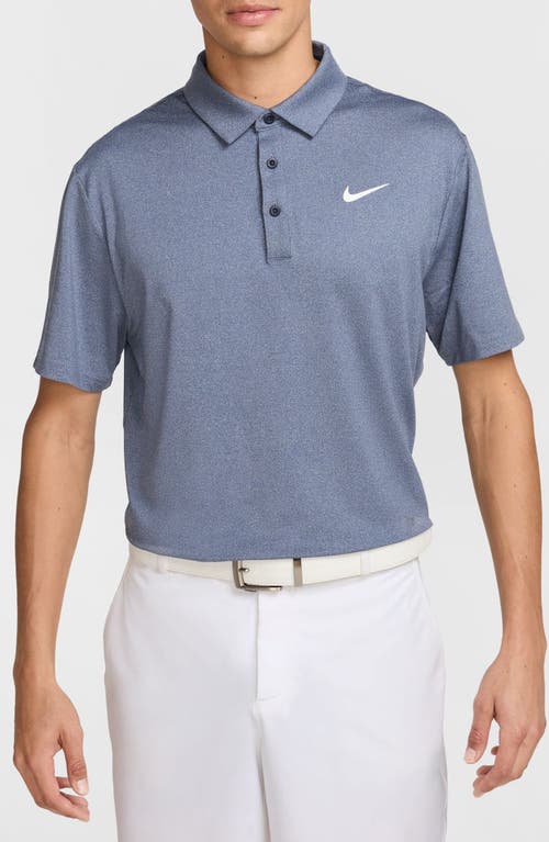 Nike Golf Dri-FIT Tour Golf Polo in Midnight Navy/White 