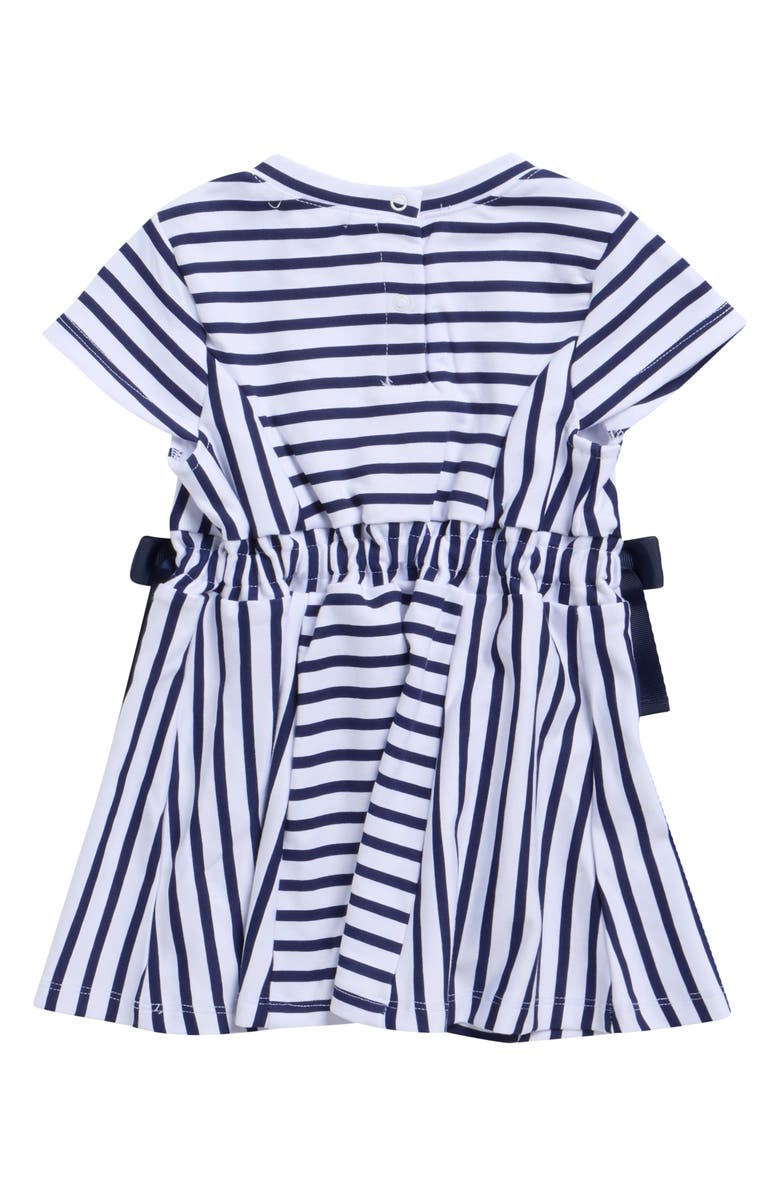 Habitual Kids Mixed Stripe Dress & Bloomers Set, Alternate, color, Blue
