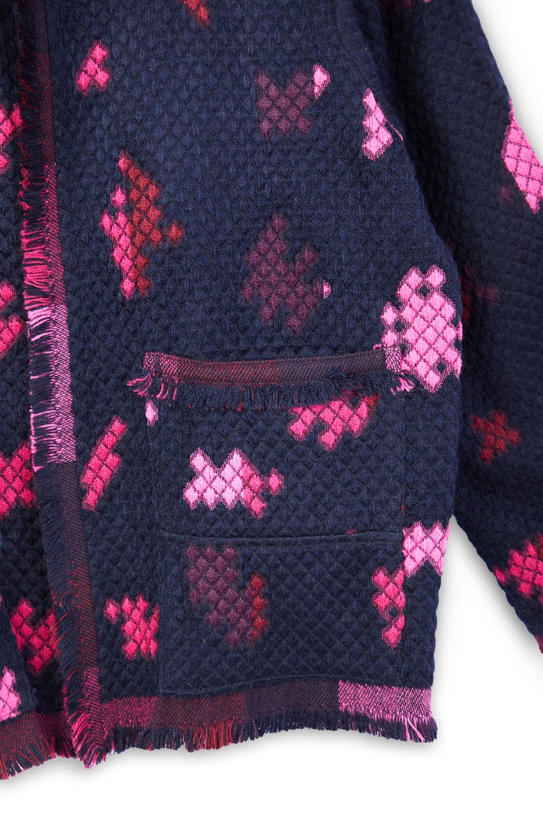 SAACHI Fringe Trim Jacket, Alternate, color,