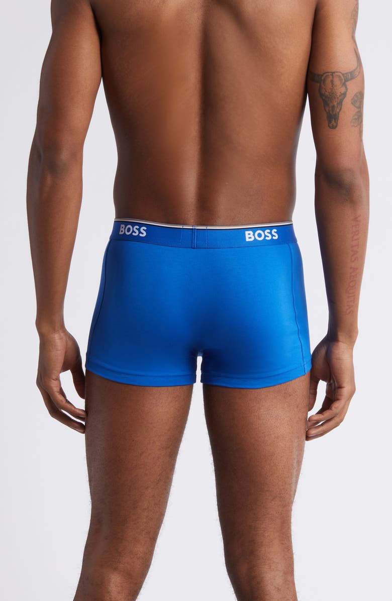 BOSS Assorted 3-Pack Power Stretch Cotton Trunks, Alternate, color, 