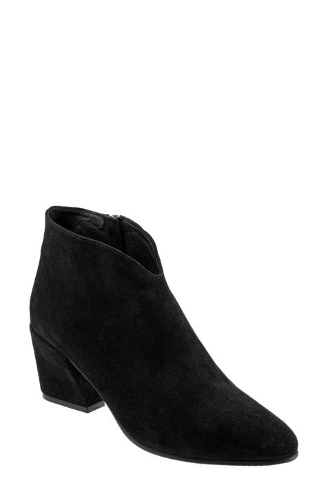 Nordstrom booties low heel best sale