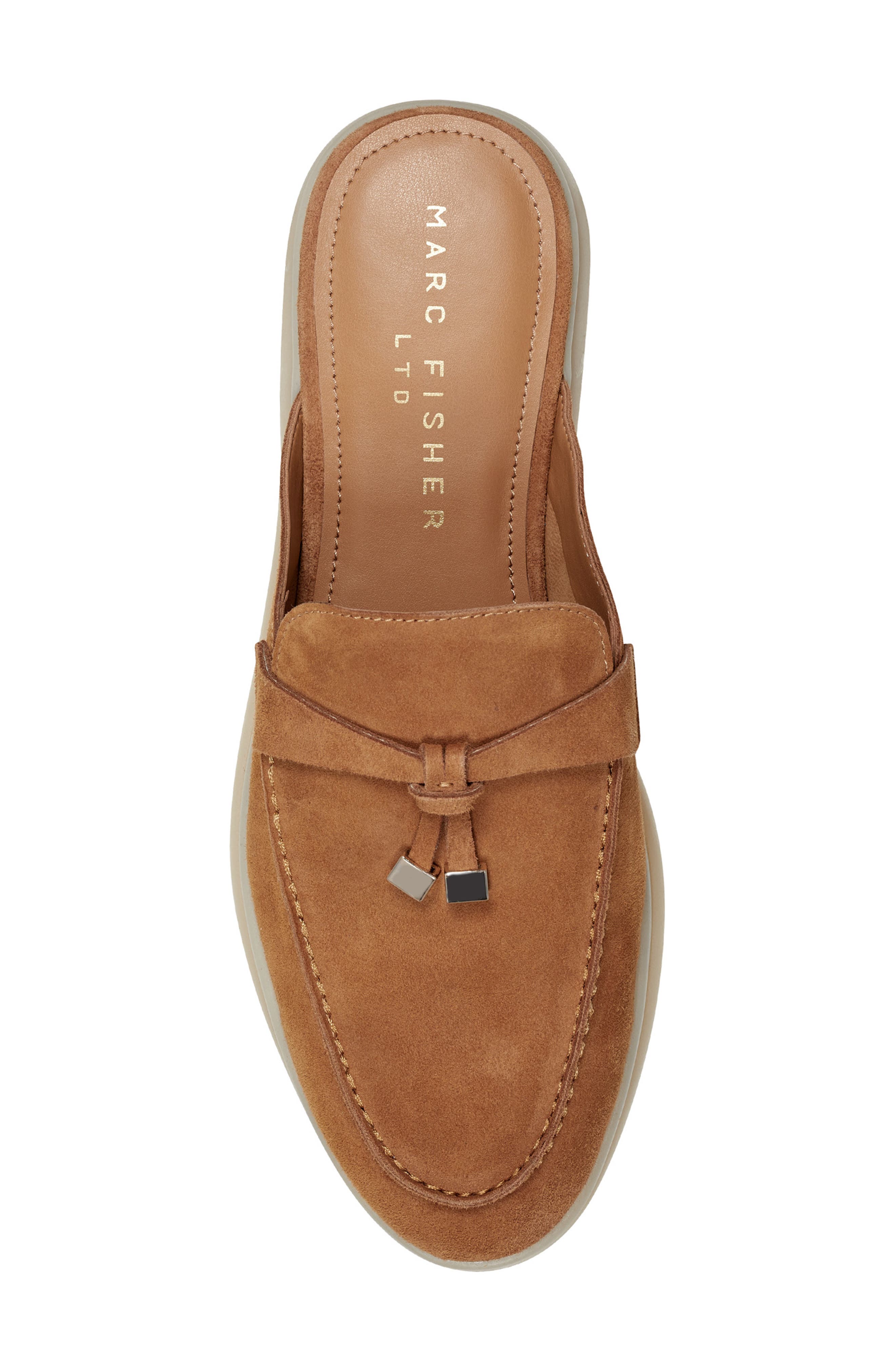 Marc Fisher LTD Yarila Loafer Mule, Alternate, color, Medium Natural 101