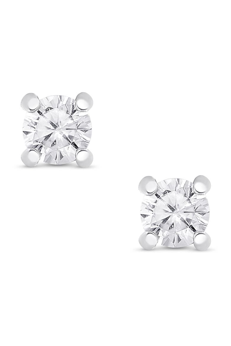 Pack of 3 Stud Earrings, Alternate, color, SILVER