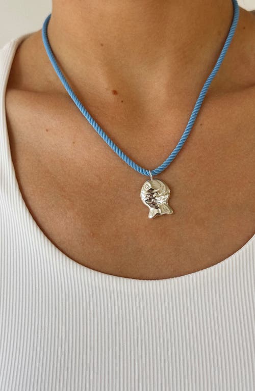 Joiana Jewelry Clio Fish Charm In Silver