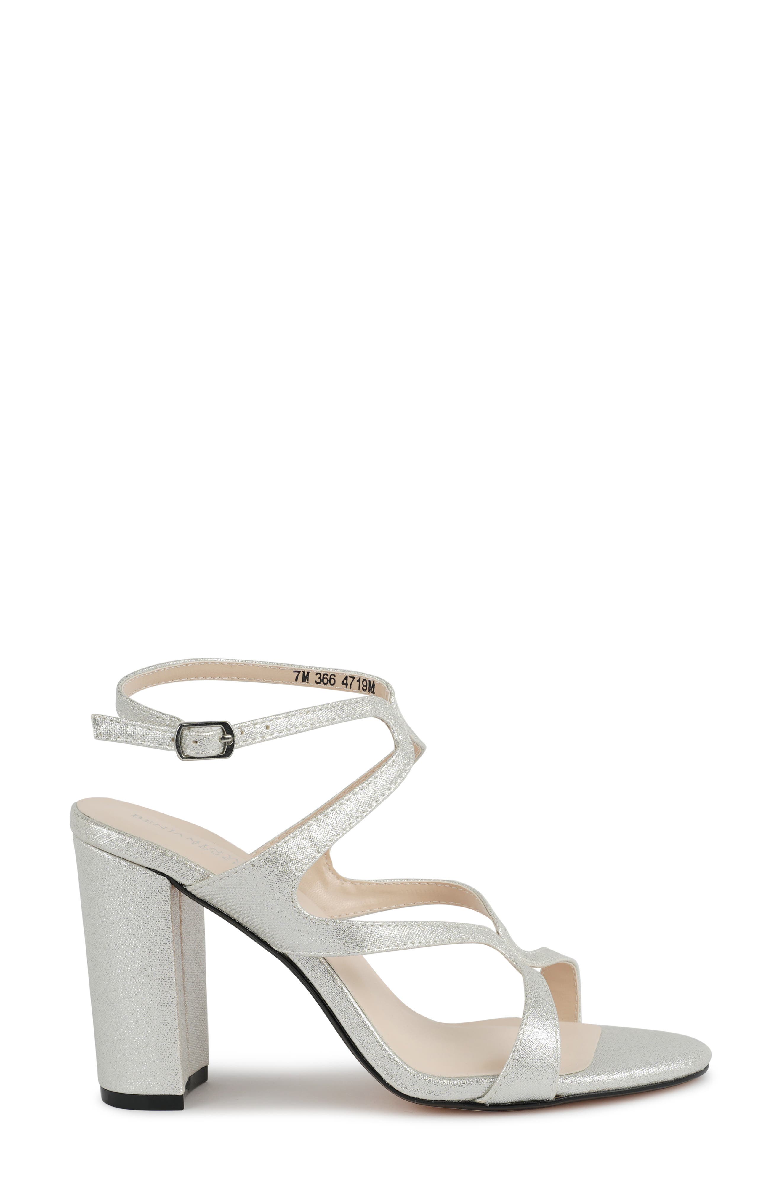 Touch Ups Shiloh Ankle Strap Sandal, Alternate, color, Silver