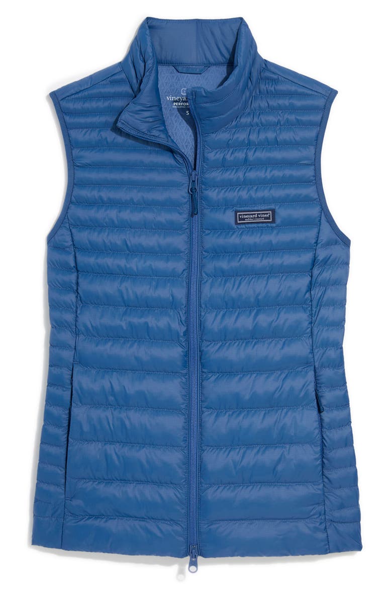 Shoreline Puffer Vest, Main, color, MOONSHINE - SOLID