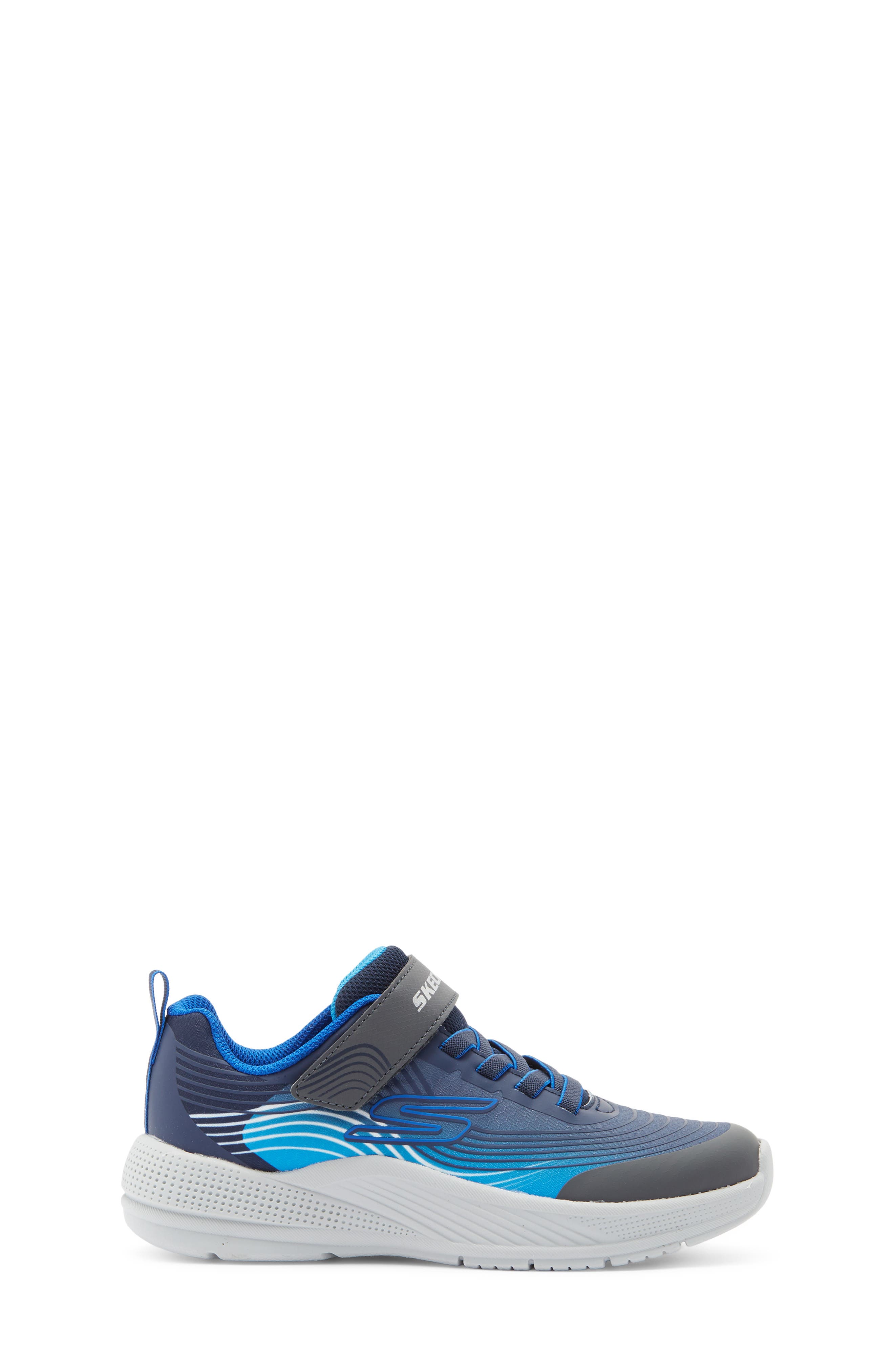 SKECHERS Kids' Microspec Advance Sneaker, Alternate, color, Navy/ Blue