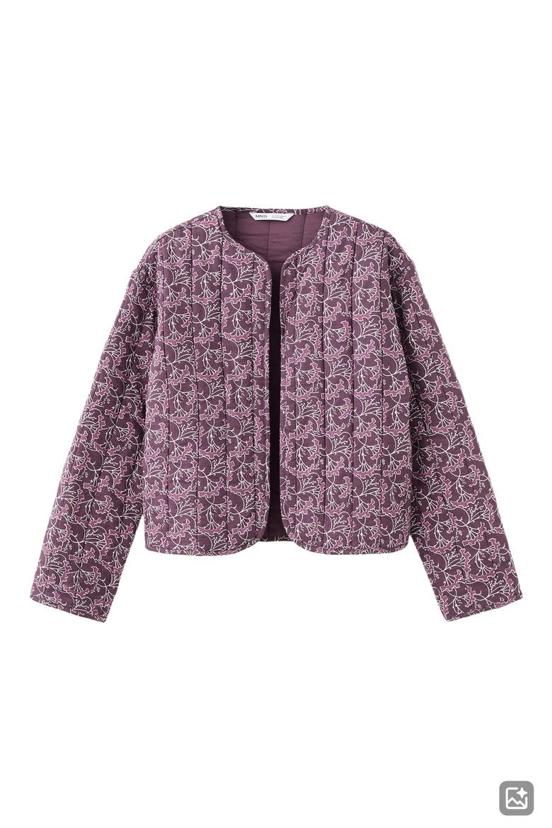 Reversible Padded Jacket, Alternate, color, PURPLE