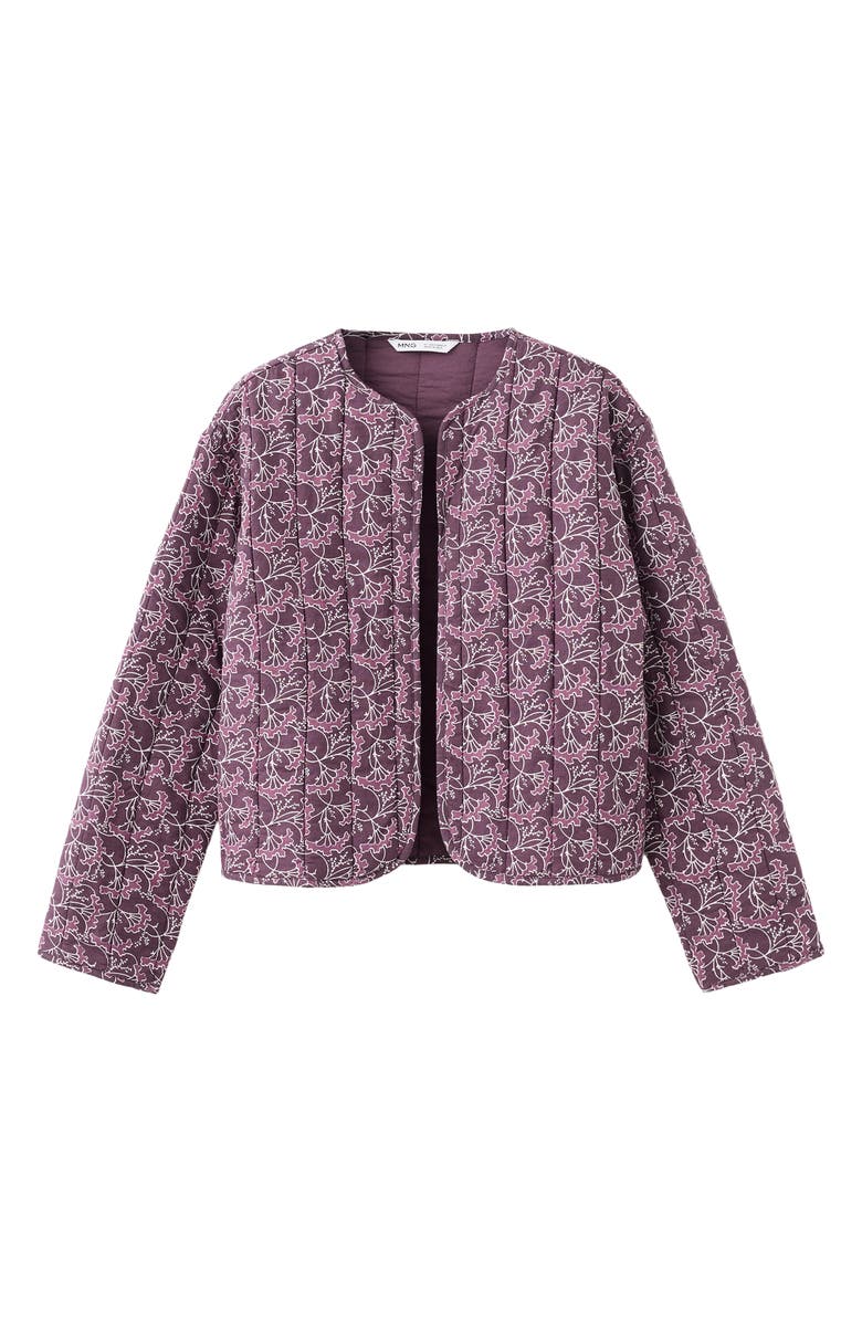 MANGO TEEN Reversible Padded Jacket, Alternate, color, Purple