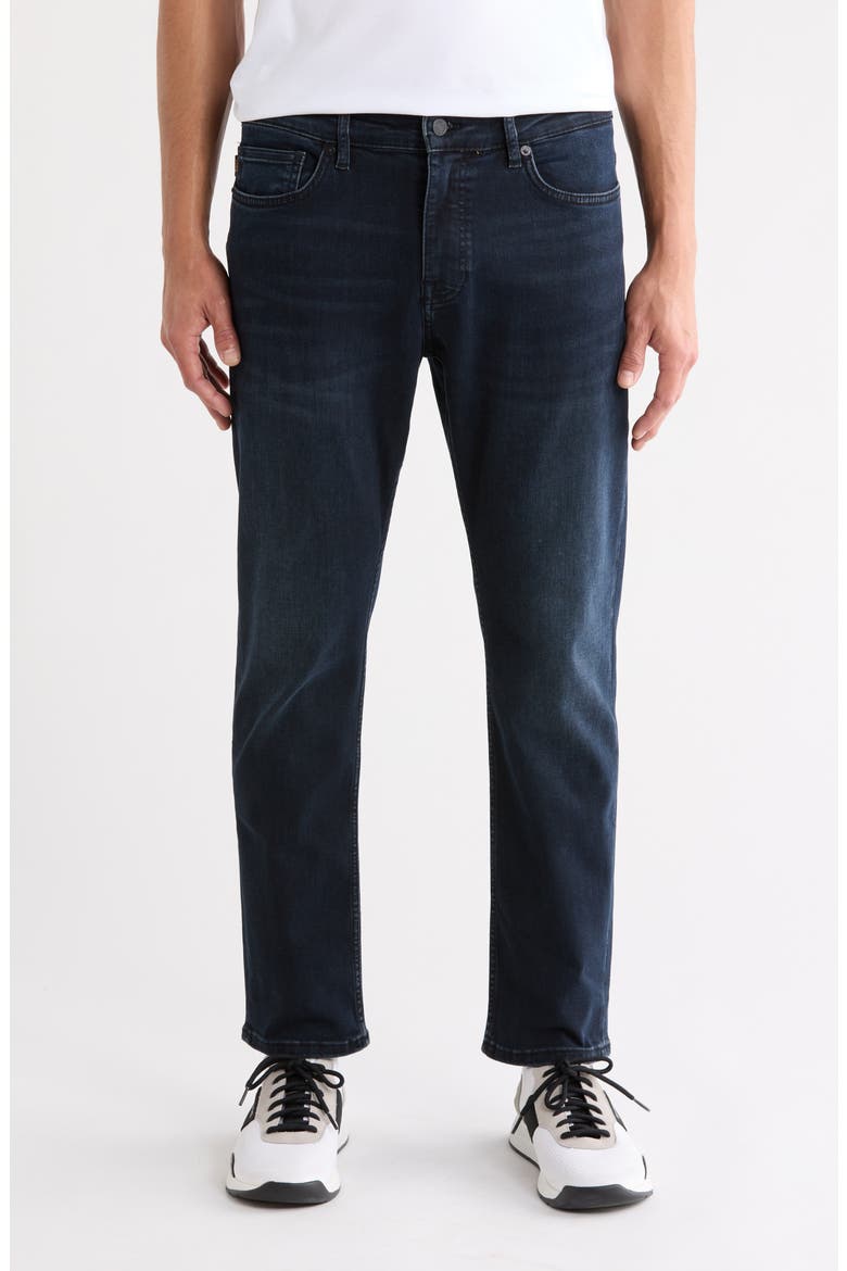Delaware Slim Fit Stretch Jeans, Main, color, DARK BLUE
