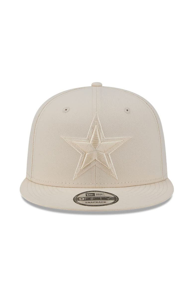 Men's New Era  Cream Dallas Cowboys Colorpack 9FIFTY Snapback Hat, Alternate, color, Cream