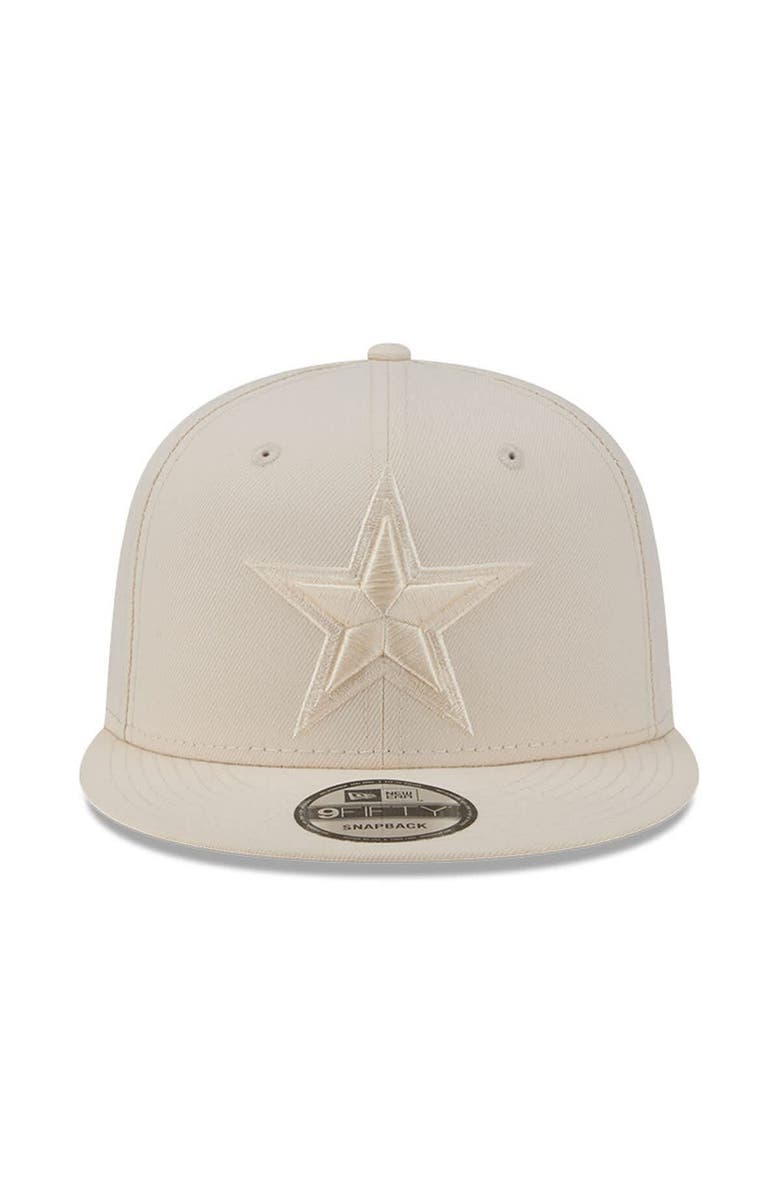 New Era Men's New Era Cream Dallas Cowboys Colorpack 9FIFTY Snapback Hat, Alternate, color, Cream