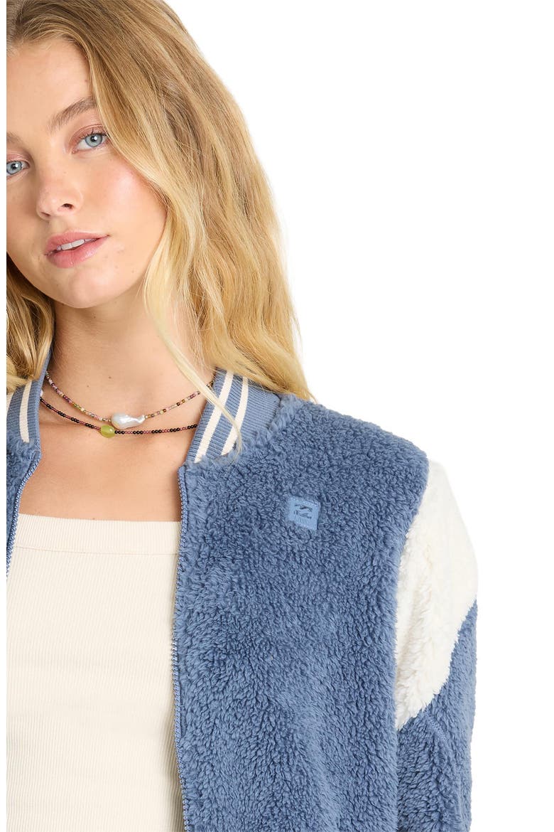 Batter High-Pile Fleece Jacket, Alternate, color, BLUE SMOKE