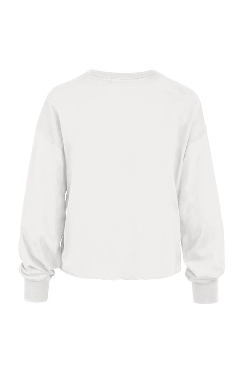 '47 Women's '47 Cream New York Knicks Parkway Wrapped Up Long Sleeve T-Shirt, Alternate, color, Cream