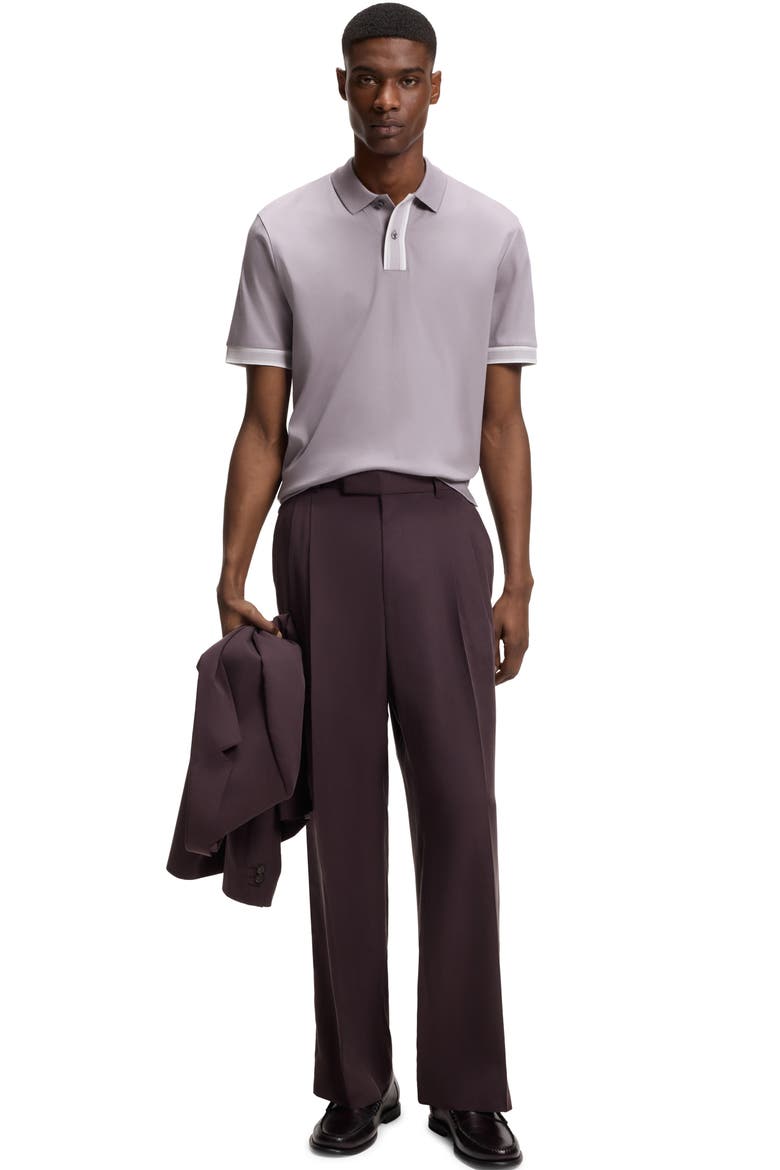H-Parlay 238 Cotton Polo, Alternate, color, LIGHT/ PASTEL PURPLE