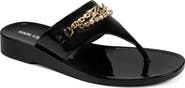 KARL LAGERFELD PARIS Vesperina Embellished Flip Flop