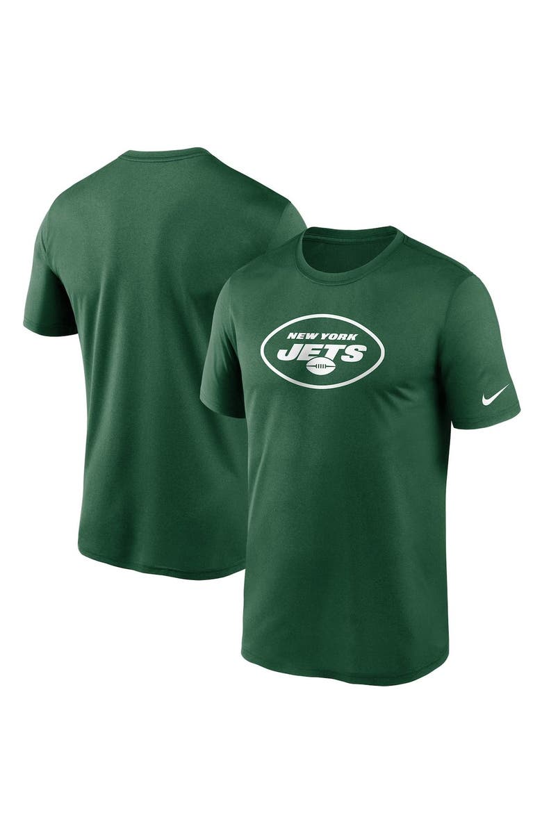 Nike Men's Nike Green New York Jets Logo Essential Legend Performance T-Shirt, Main, color, 
