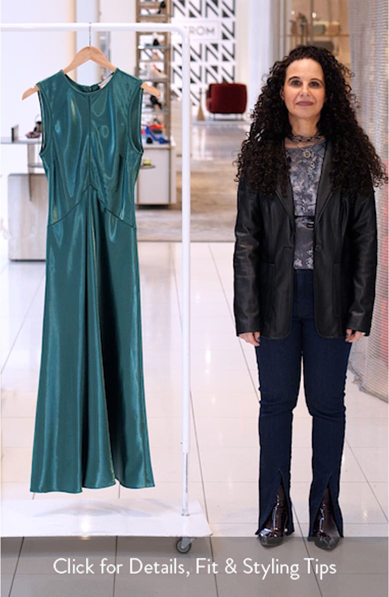 Lisbet Satin Dress, sales video thumbnail