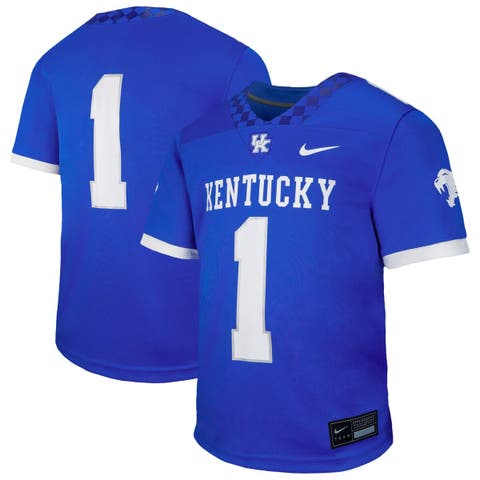 Youth Nike #1 Royal Kentucky Wildcats  Untouchable Replica Game Jersey