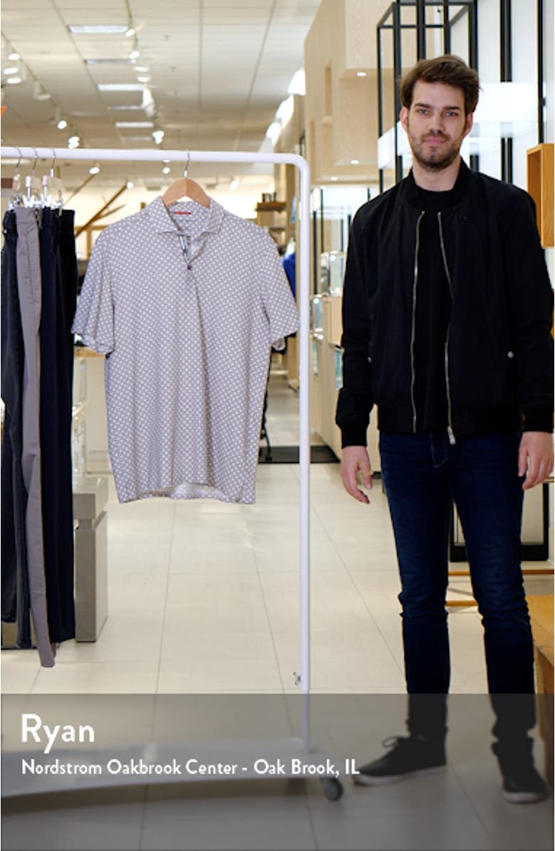 Tile Flower Performance Jersey Polo, sales video thumbnail