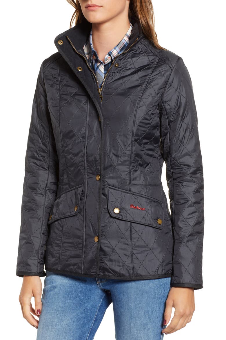 Cavalry Fleece Lined Quilted Jacket, Alternate, color, NAVY