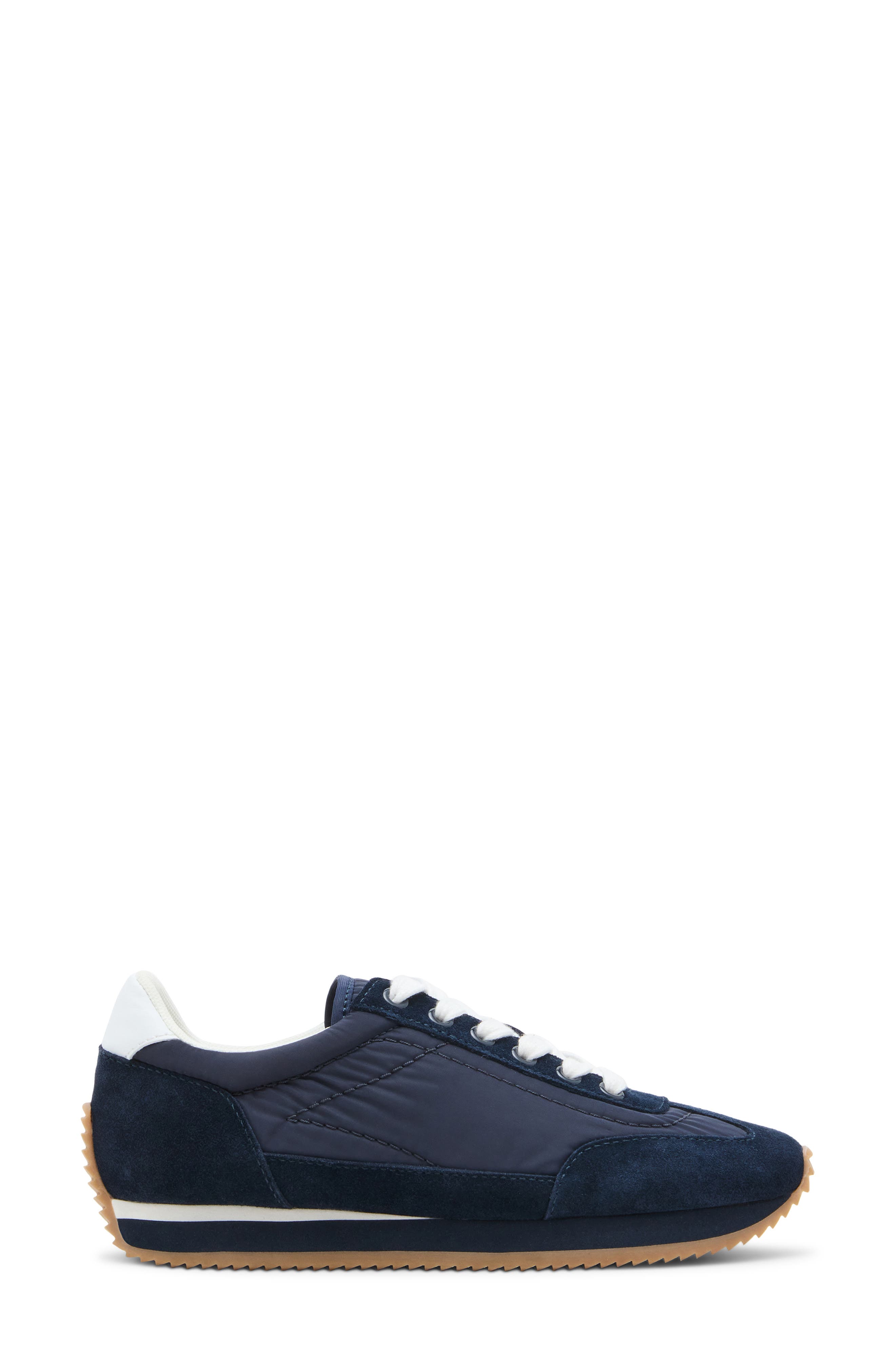 Ersula Low Profile Waterproof Sneaker, Alternate, color, NAVY NYLON