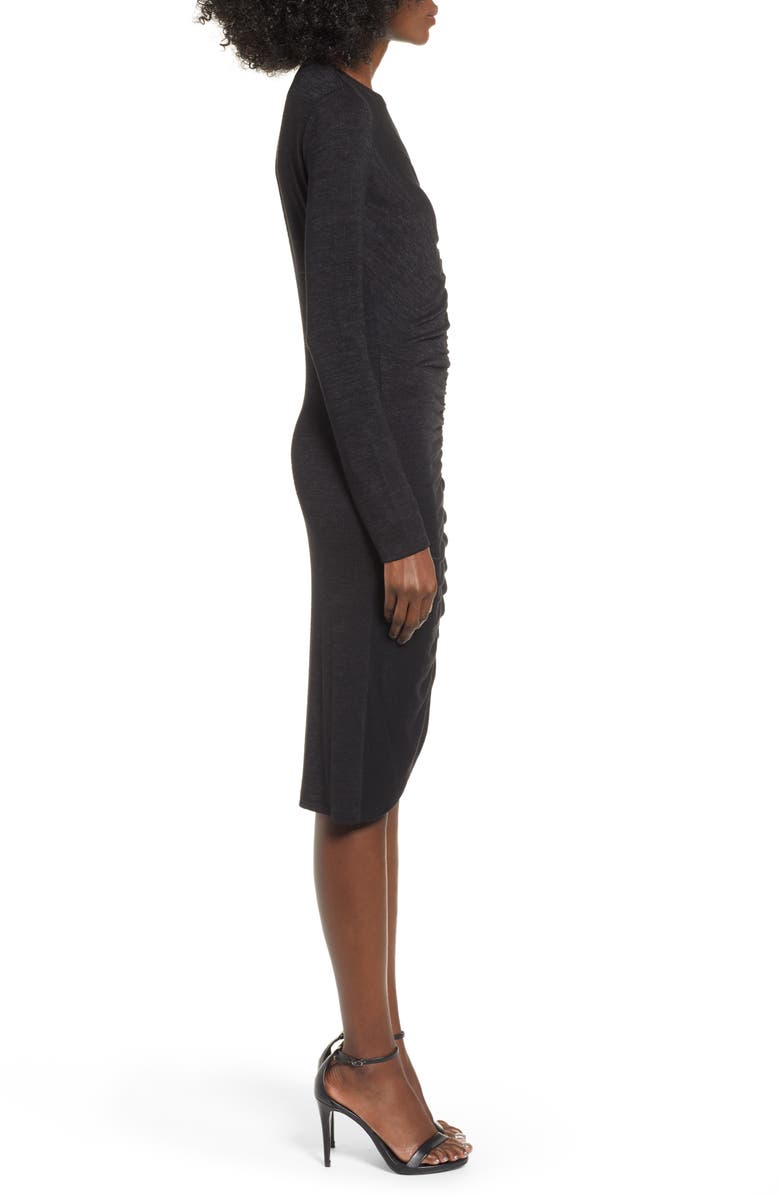 Leith Ruched Front Dress, Alternate, color, 