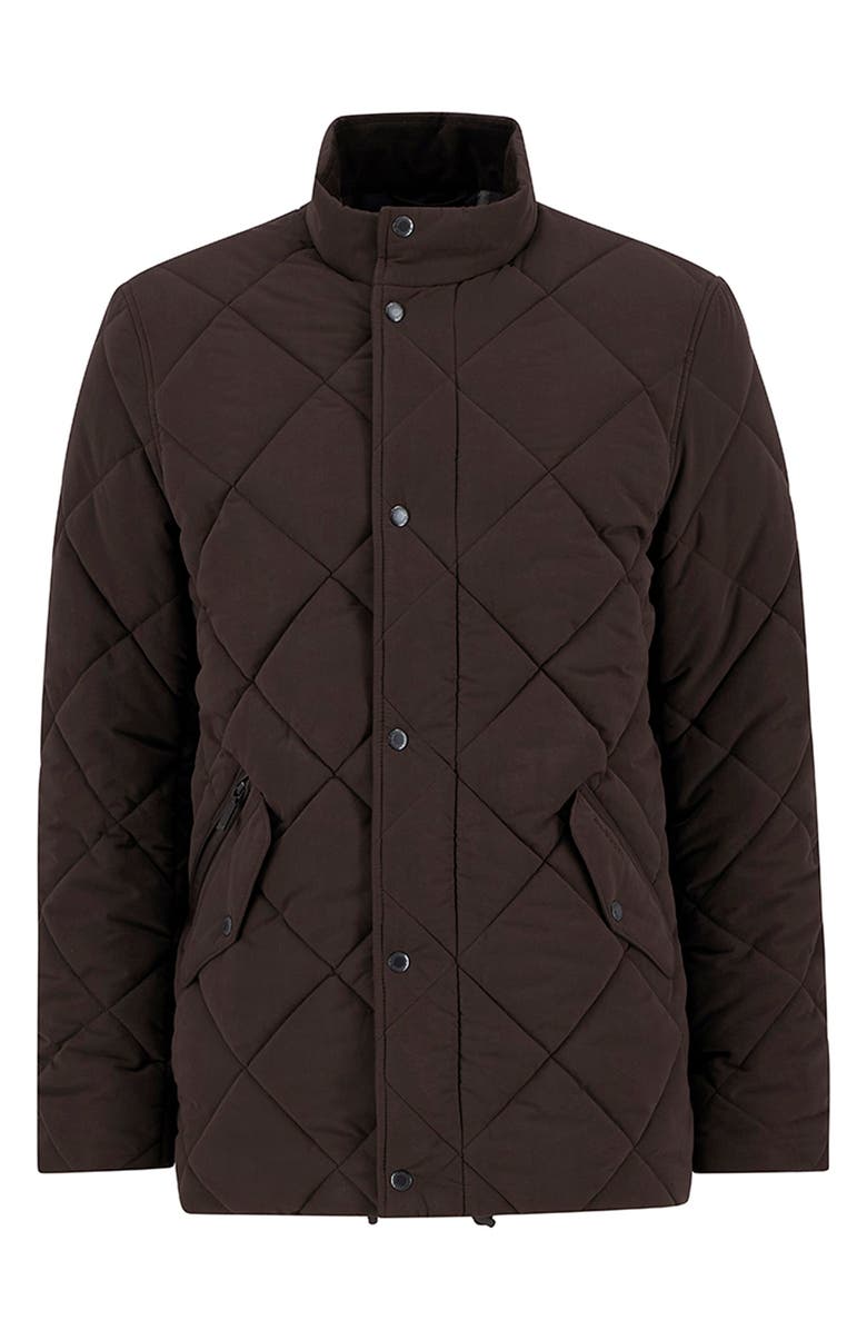 Barbour Chelsea Quilted Jacket, Alternate, color, Black Oak/ Midnight Oak