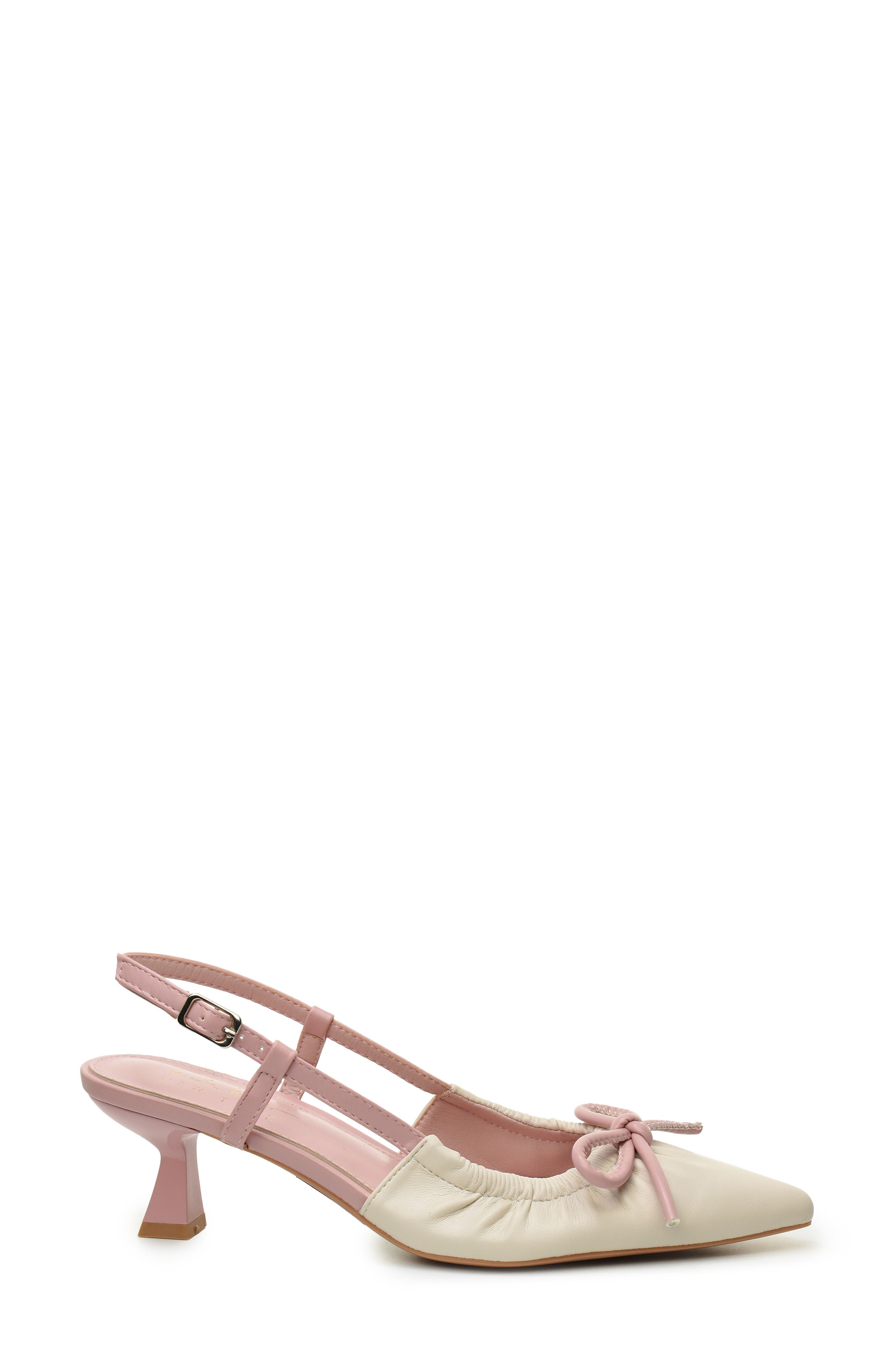 Nicole Miller Slingback Pump, Alternate, color, Beige/ Dusty Pink