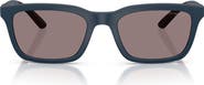 Emporio Armani 55mm Rectangle Sunglasses
